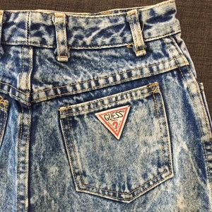 Vintage Guess denim mini-skirt
